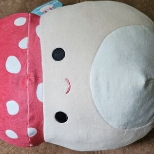 Squishmallows Red and Cream Mushroom Plush